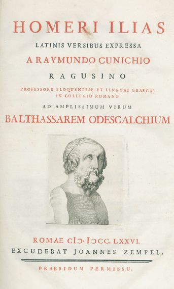 Große Abbildung Nr.1: 127-719 Homer.: (Alte Drucke, Handschriften und Theologie)