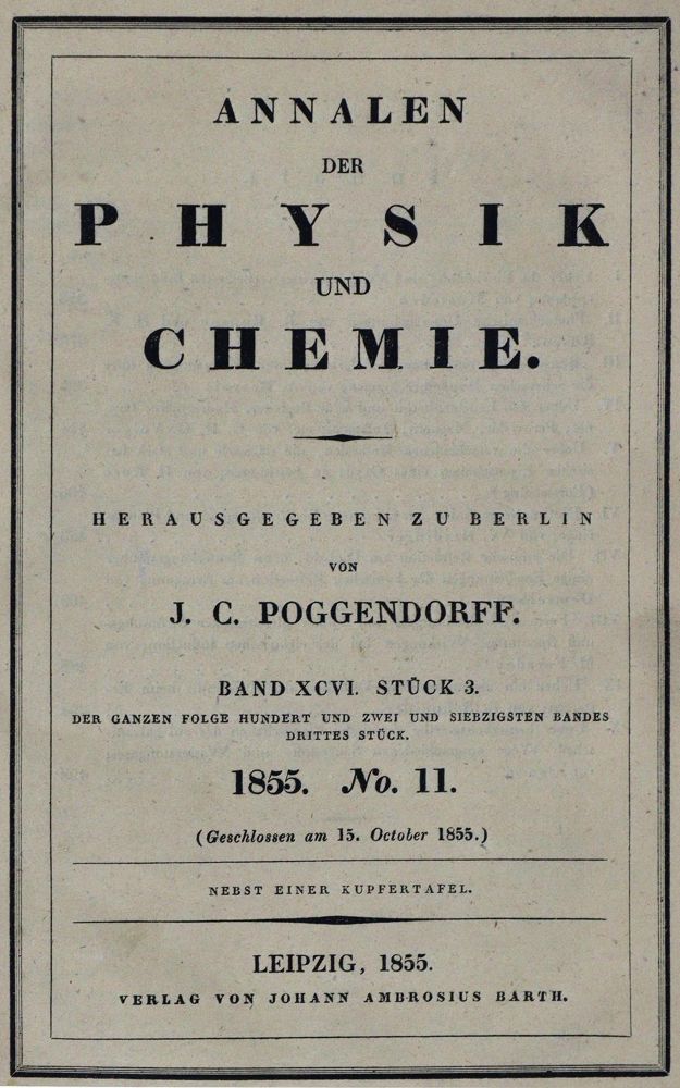 Große Abbildung Nr.2: 127-74 Bunsen,R. u. H.E.Roscoe.: (Aus der Sammlung Professor Dr.Dr.Johannes Büttner Teil 1)