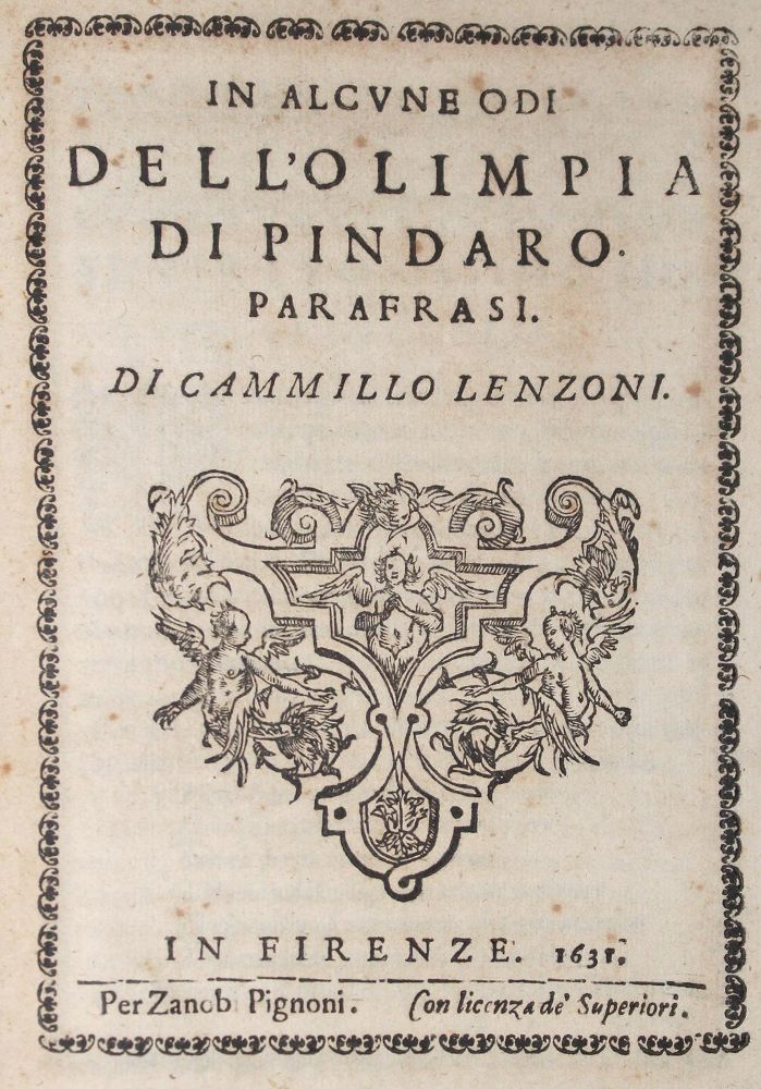 Große Abbildung Nr.1: 127-743 Lenzoni,C.: (Alte Drucke, Handschriften und Theologie)