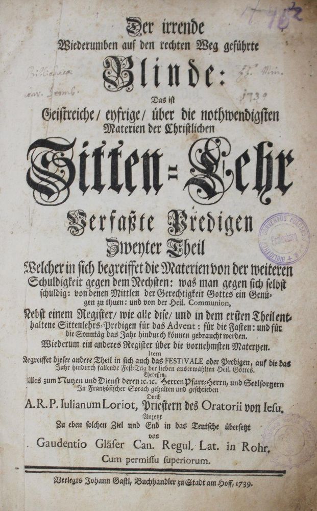 Große Abbildung Nr.1: 127-750 Loriot,J.: (Alte Drucke, Handschriften und Theologie)