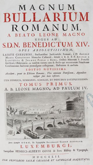 Große Abbildung Nr.1: 127-756 Magnum Bullarium Romanum,: (Alte Drucke, Handschriften und Theologie)