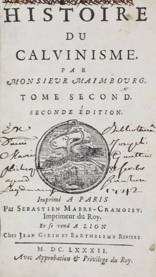 Große Abbildung Nr.1: 127-757 Maimbourg,L.: (Alte Drucke, Handschriften und Theologie)