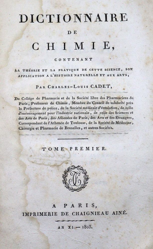 Große Abbildung Nr.1: 127-76 Cadet,C.L.: (Aus der Sammlung Professor Dr.Dr.Johannes Büttner Teil 1)
