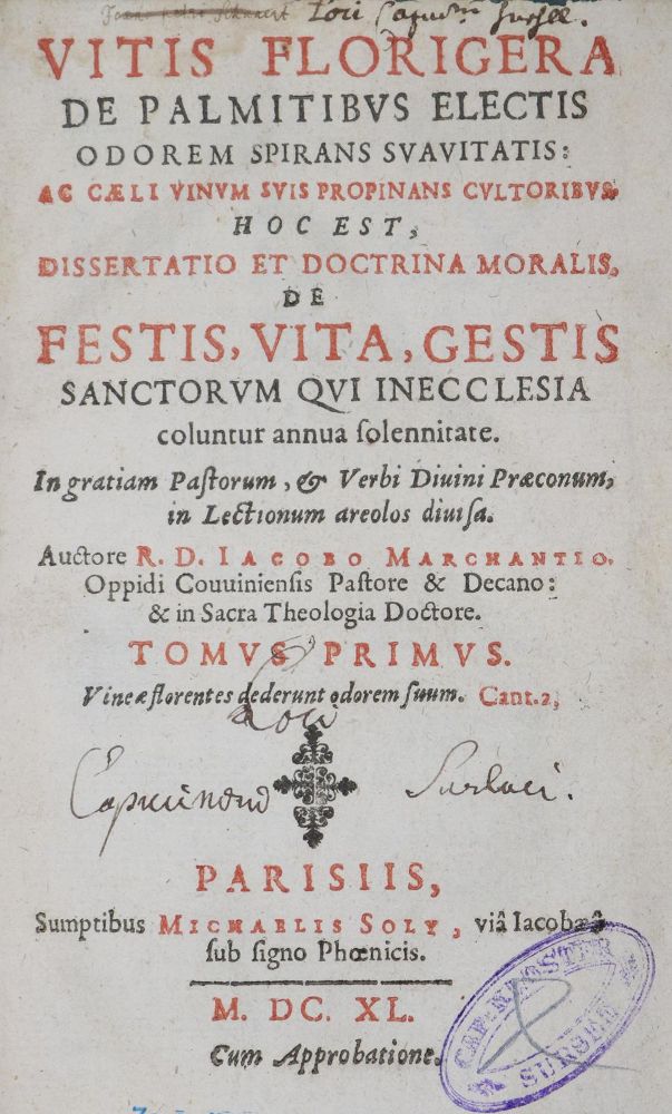 Große Abbildung Nr.1: 127-761 Marchant,J.: (Alte Drucke, Handschriften und Theologie)