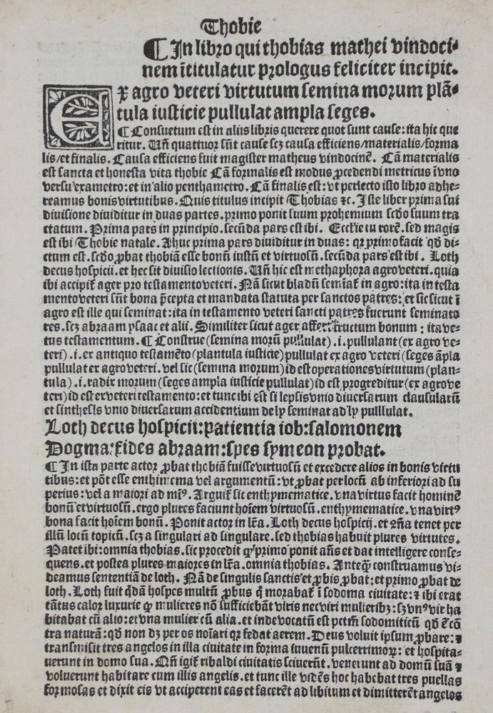 Große Abbildung Nr.1: 127-764 Matthaeus von Vendome.: (Alte Drucke, Handschriften und Theologie)