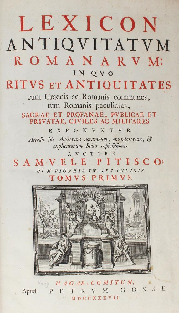 Große Abbildung Nr.2: 127-783 Pitisco,S.: (Alte Drucke, Handschriften und Theologie)