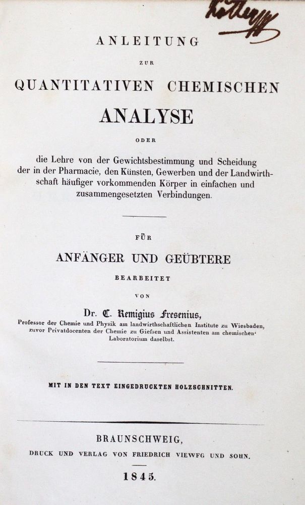 Große Abbildung Nr.5: 127-79 Chemische Analyse.: (Chemie)