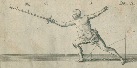 Große Abbildung Nr.1: 127-790 Der geöffnete Fechtboden.: (Ritter-Platz)
