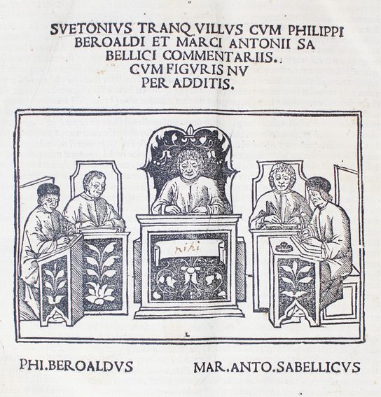 Große Abbildung Nr.1: 127-828 Suetonius Tranquillus,: (Alte Drucke, Handschriften und Theologie)