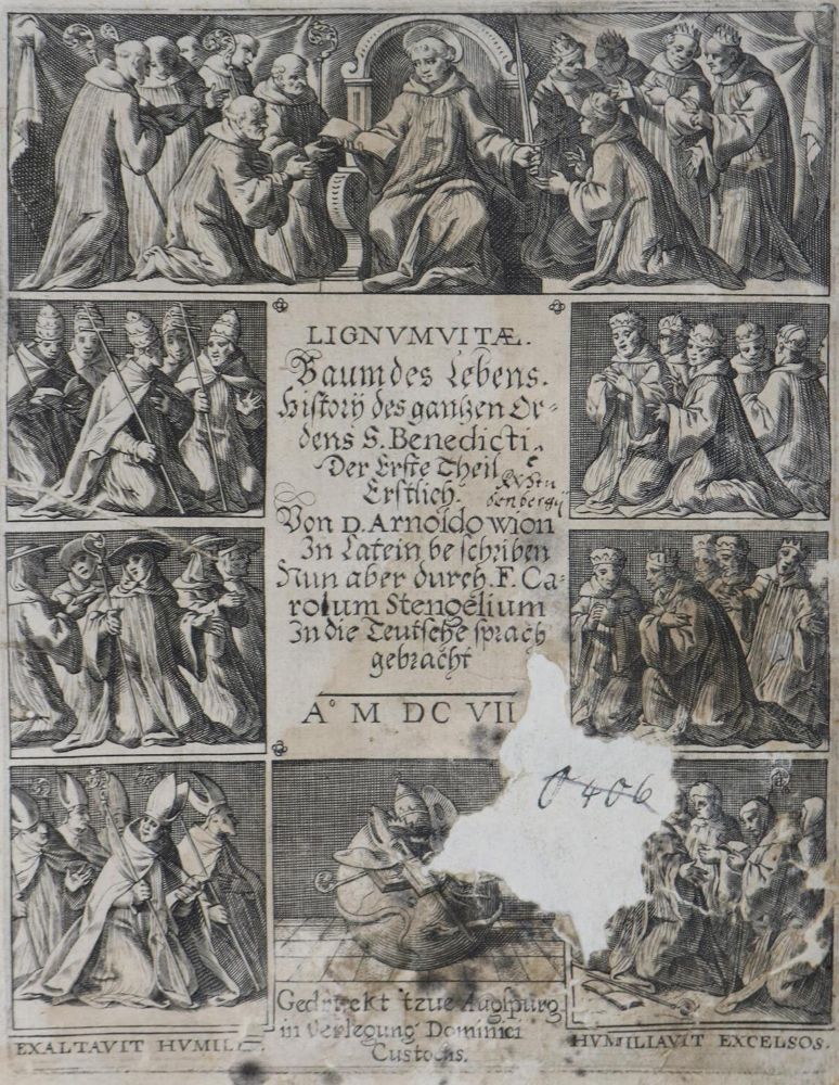 Große Abbildung Nr.1: 127-846 Wion,A.: (Alte Drucke, Handschriften und Theologie)