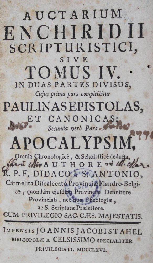 Große Abbildung Nr.1: 127-847 Wouters,M.: (Alte Drucke, Handschriften und Theologie)