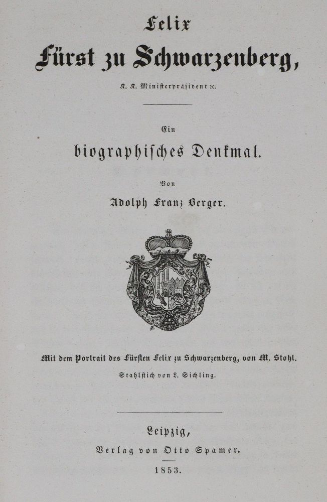 Große Abbildung Nr.1: 127-850 Berger,A.F.: (Genealogie und Heraldik)