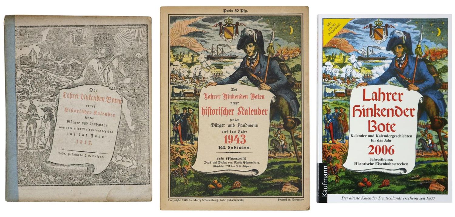 Große Abbildung Nr.1: 127-883 Lahrer Hinkender Bote.: (Kalender)