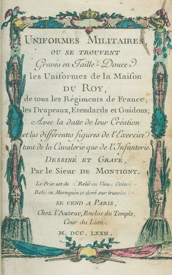 Große Abbildung Nr.2: 127-905 Montigny (d.i. Claude Antonie Littret de).: (Militaria, Frankreich)