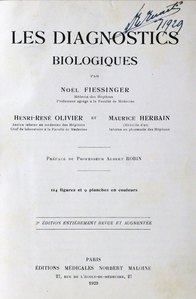 Große Abbildung Nr.1: 127-96 Diagnostik.: (Aus der Sammlung Professor Dr.Dr.Johannes Büttner Teil 1)