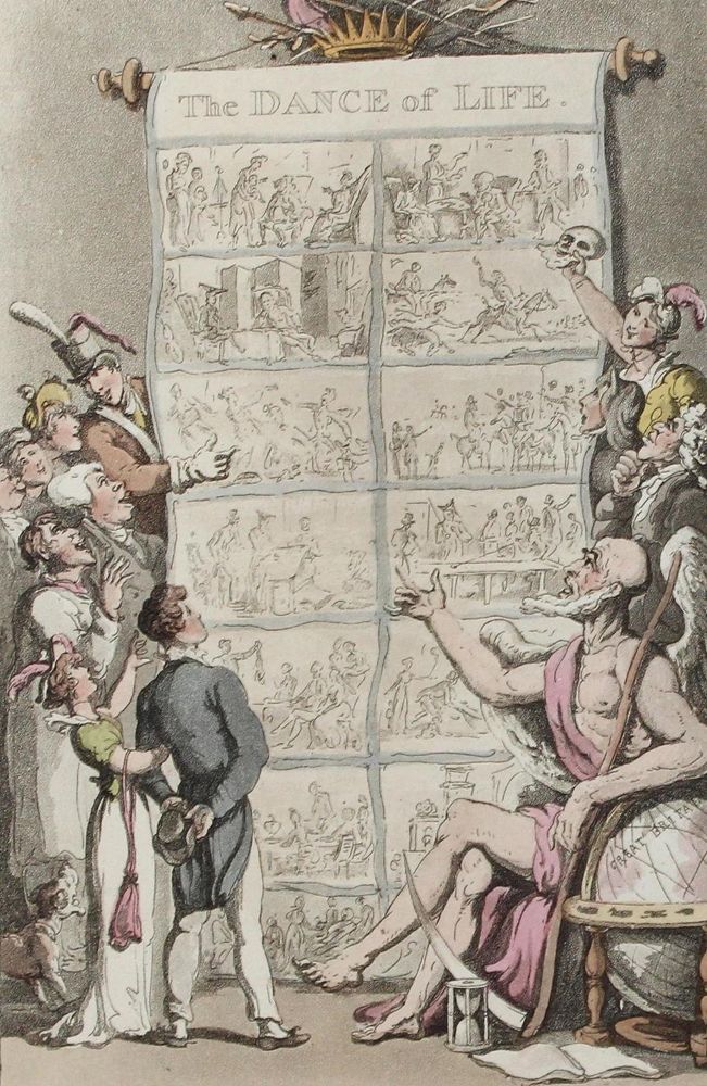 Große Abbildung Nr.1: 127-966 (Combe,W.).: (Totentanz)