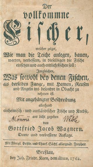 Große Abbildung Nr.1: 127-976 Wagner,G.J.: (Jagd, Angeln)