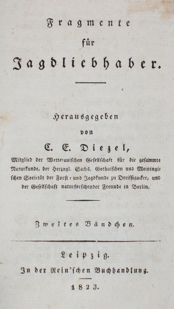 Große Abbildung Nr.1: 127-978 Diezel,C.E.: (Jagd)