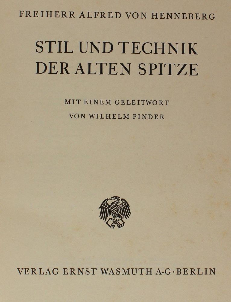 Große Abbildung Nr.1: 127-989 Henneberg,A.v.: (Küche und Haushalt, Handarbeiten u. Schneiderei)
