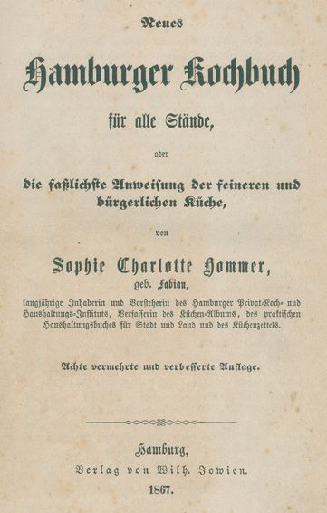 Große Abbildung Nr.1: 127-998 Hammer,S.C.: (Küche und Haushalt, Kochbücher)