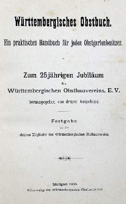 Bild Nr.3: 127-1009 Württembergisches Obstbuch.: (Land- und Forstwirtschaft, Obstbau)