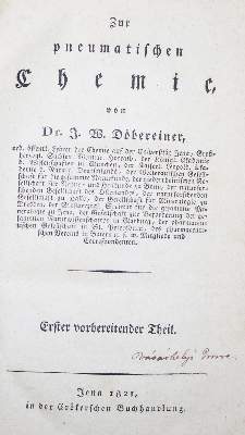 Bild Nr.1: 127-101 Döbereiner,J.W.: (Aus der Sammlung Professor Dr.Dr.Johannes Büttner Teil 1)