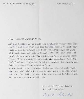 Bild Nr.1: 127-1057 Korrespondenz: (Petel, Handschriften)