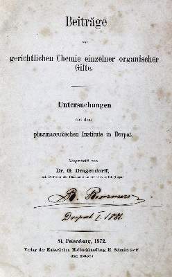 Bild Nr.1: 127-106 Dragendorff,G.: (Aus der Sammlung Professor Dr.Dr.Johannes Büttner Teil 1)