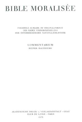 Bild Nr.1: 127-1083 Bible Moralisee.: (Faksimile)