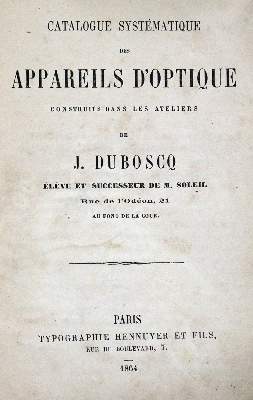Bild Nr.1: 127-111 Duboscq,J.: (Aus der Sammlung Professor Dr.Dr.Johannes Büttner Teil 1)