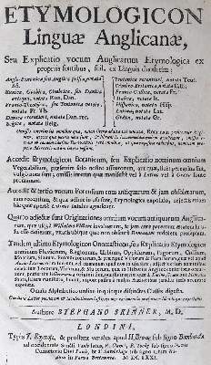 Bild Nr.1: 127-1126 Skinner,S.: (Lexika - Wörterbücher - Sprachwissenschaften)