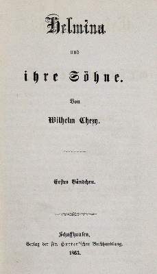 Bild Nr.1: 127-1230 Chezy,W.: (Literatur und illustrierte Bücher bis 19.Jahrhundert)