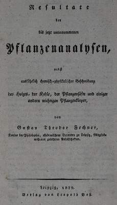 Bild Nr.1: 127-127 Fechner,G.T.: (Aus der Sammlung Professor Dr.Dr.Johannes Büttner Teil 1)