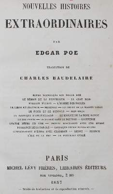 Bild Nr.1: 127-1280 Poe,E.A.: (Literatur und illustrierte Bücher bis 19.Jahrhundert)
