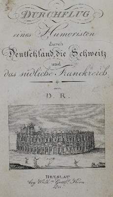 Bild Nr.1: 127-1283 (Raupach,J.F.).: (Literatur und illustrierte Bücher bis 19.Jahrhundert)