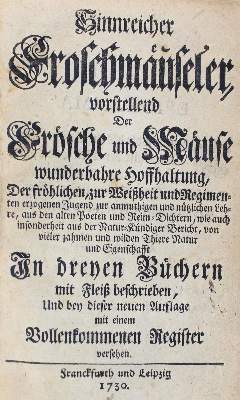 Bild Nr.1: 127-1285 (Rollenhagen,G.).: (Literatur und illustrierte Bücher bis 19.Jahrhundert)