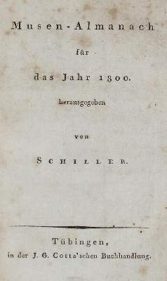 Bild Nr.1: 127-1290 Schiller,F. (Hrsg.).: (Literatur und illustrierte Bücher bis 19.Jahrhundert)