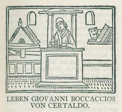 Bild Nr.1: 127-1325 Boccaccio,G.: (Literatur und illustrierte Bücher 20.Jahrhundert - Alte Literatur in modernen Ausgaben)