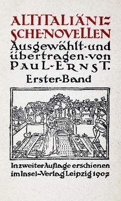 Bild Nr.1: 127-1341 Ernst,P.: (Literatur und illustrierte Bücher 20.Jahrhundert - Alte Literatur in modernen Ausgaben)