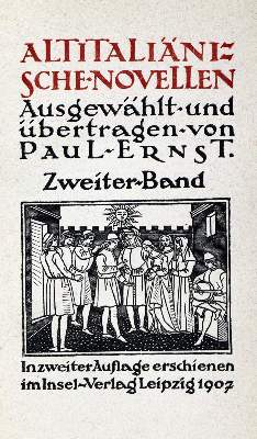 Bild Nr.2: 127-1341 Ernst,P.: (Literatur und illustrierte Bücher 20.Jahrhundert - Alte Literatur in modernen Ausgaben)