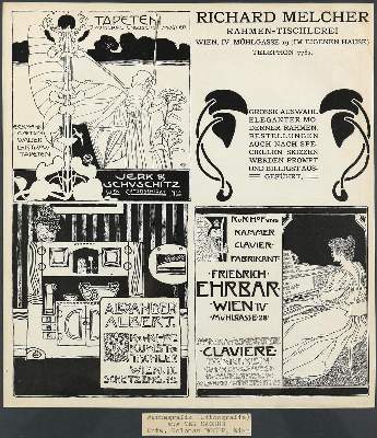 Bild Nr.1: 127-1383 Wiener Werkstätten.: (Jugendstil)