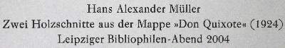 Bild Nr.3: 127-1409 Müller, Hans Alexander: (Literatur und illustrierte Bücher 20.Jahrhundert - Alte Literatur in modernen Ausgaben)