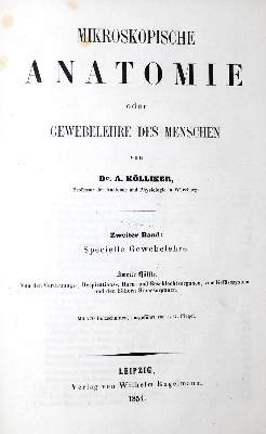Bild Nr.1: 127-1496 Kölliker,A.v.: (Medizin)