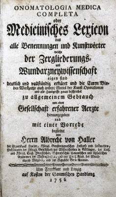 Bild Nr.1: 127-1500 Onomatologia medica completa: (Medizin)