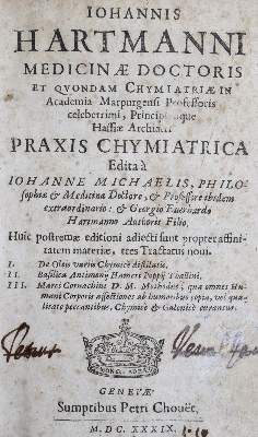 Bild Nr.1: 127-1540 Hartmann,J.: (Verschiedene Gebiete - Varia, Chemie)