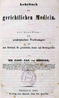 Bild Nr.1: 127-155 Gerichtsmedizin.: (Aus der Sammlung Professor Dr.Dr.Johannes Büttner Teil 1)