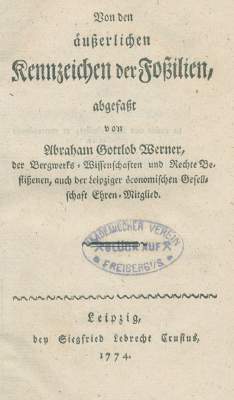 Bild Nr.1: 127-1553 Werner,A.G.: (Verschiedene Gebiete - Varia, Geologie - Mineralogie u. Paläontologie)