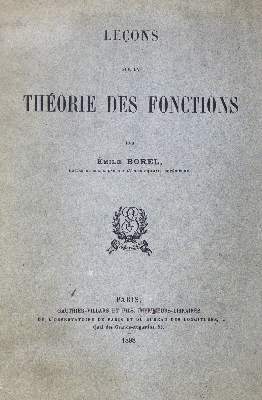 Bild Nr.1: 127-1555 Borel,E.: (Verschiedene Gebiete - Varia, Mathematik)