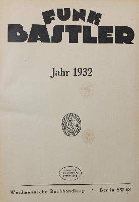 Bild Nr.1: 127-1564 Funk-Bastler.: (Verschiedene Gebiete - Varia, Radio und Funk)