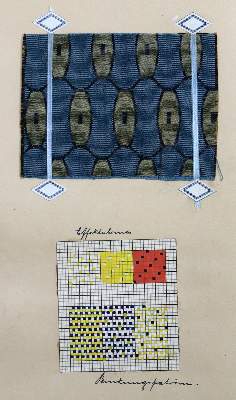 Bild Nr.2: 127-1569 Jacquard-Muster: (Verschiedene Gebiete - Varia, Textil, Handschriften)